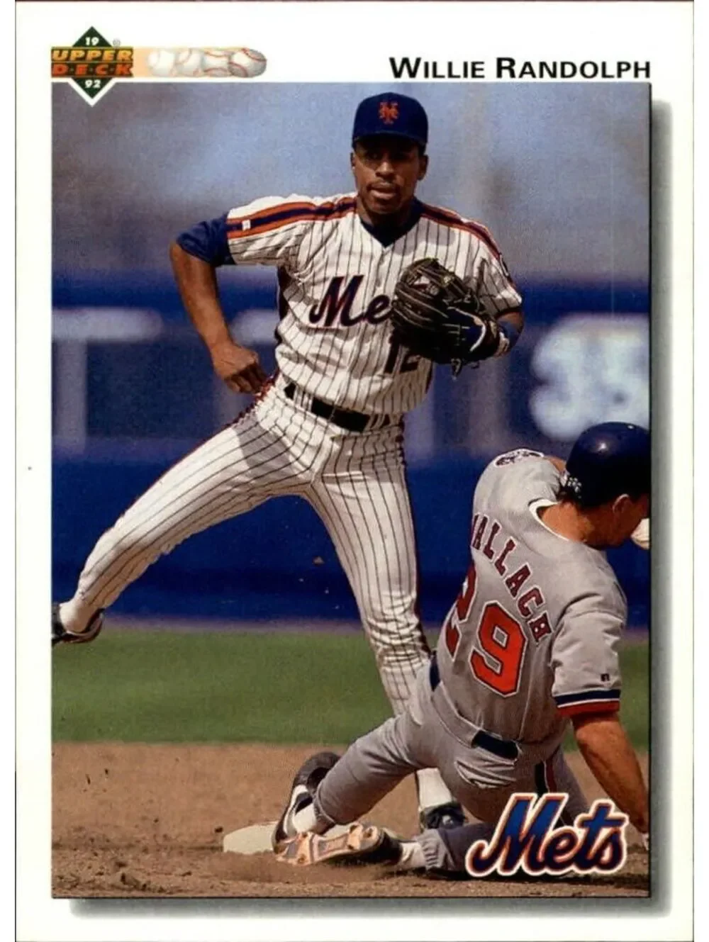 Willie Randolph 1992 Upper Deck MLB #795 Baseball Card New York Mets